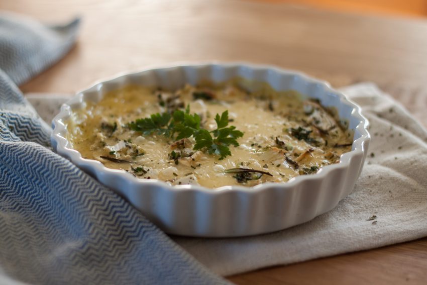 Na Cozinha – Camembert no Forno com Alho e Ervas
