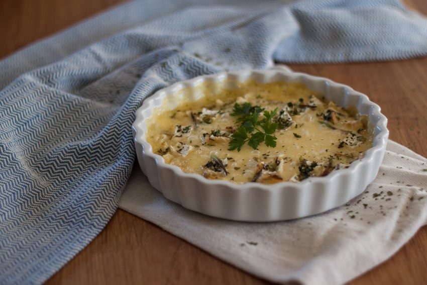 Na Cozinha – Camembert no Forno com Alho e Ervas