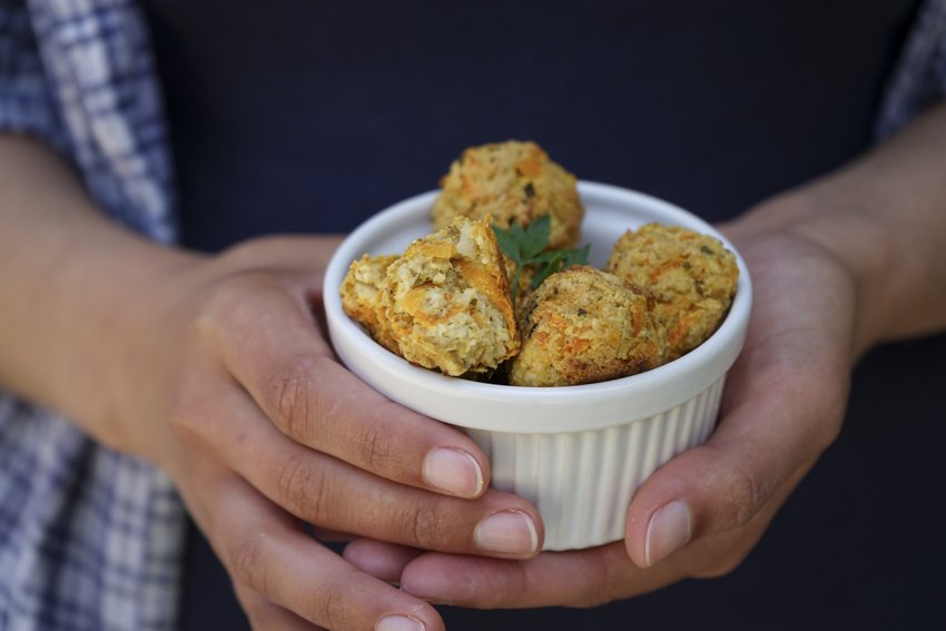 Na cozinha – Almôndegas de Tofu
