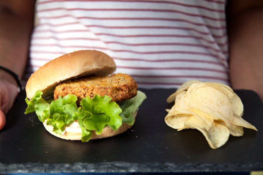 Na Cozinha – Hambúrgueres Vegetarianos de Grão